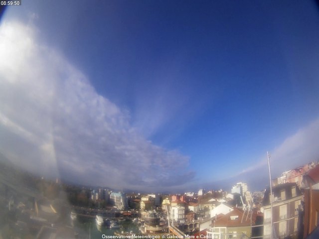 time-lapse frame, Oss. Met. di Gabicce Mare Puntamento Sud webcam