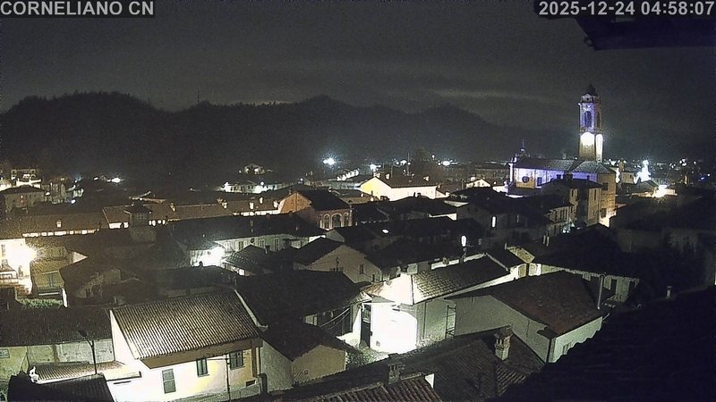 immagine della webcam nei dintorni di Cervere: webcam Corneliano d'Alba