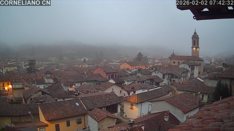 immagine della webcam nei dintorni di Fossano: webcam Corneliano d'Alba
