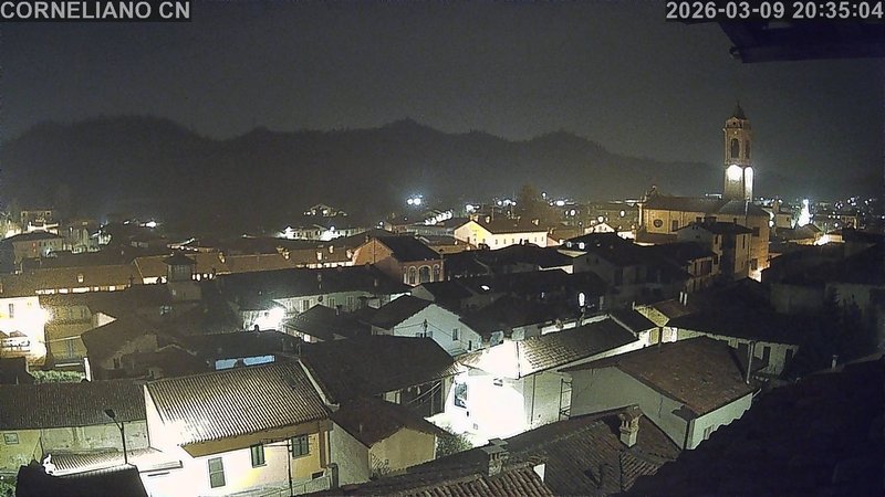 immagine della webcam nei dintorni di Cherasco: webcam Corneliano d'Alba