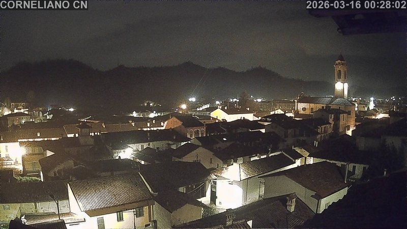 immagine della webcam nei dintorni di Serravalle Langhe: webcam Corneliano d'Alba