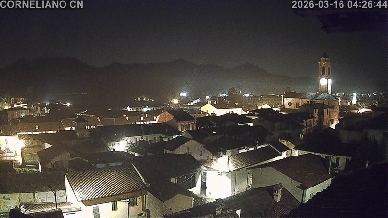 immagine della webcam nei dintorni di Salmour: webcam Corneliano d'Alba