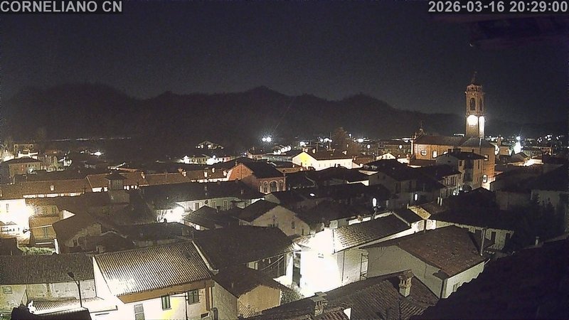 immagine della webcam nei dintorni di Benevello: webcam Corneliano d'Alba