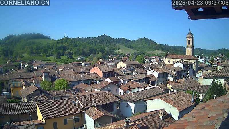 immagine della webcam nei dintorni di Bene Vagienna: webcam Corneliano d'Alba