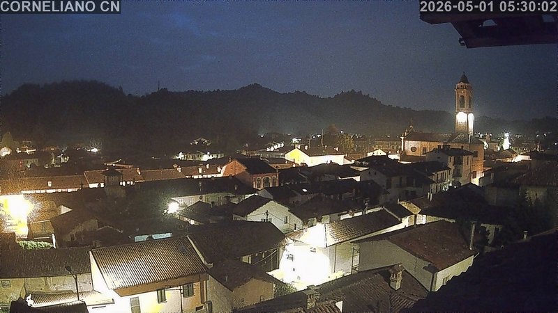 immagine della webcam nei dintorni di Benevello: webcam Corneliano d'Alba