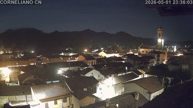 immagine della webcam nei dintorni di Cossano Belbo: webcam Corneliano d'Alba