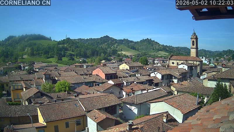 immagine della webcam nei dintorni di Cherasco: webcam Corneliano d'Alba