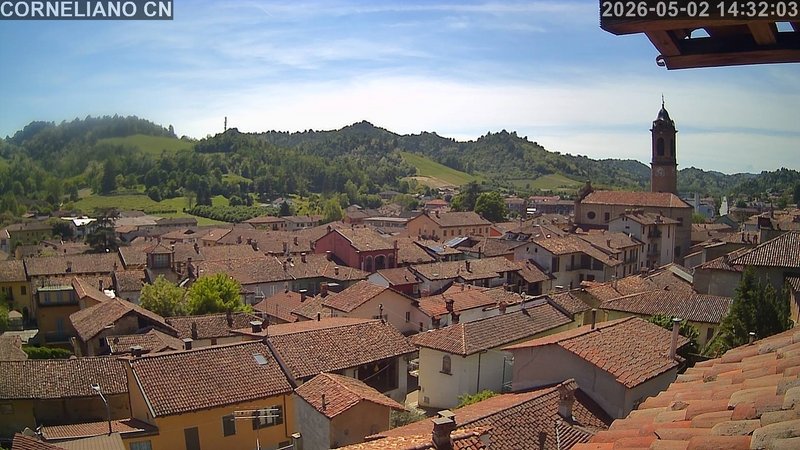 immagine della webcam nei dintorni di Bra: webcam Corneliano d'Alba