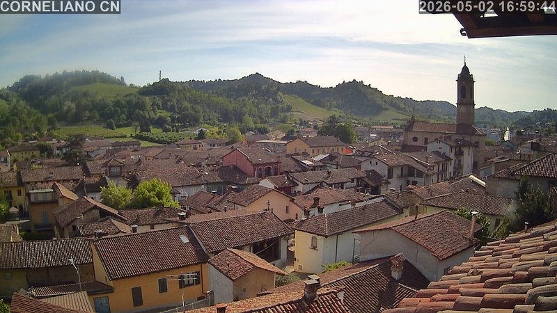 immagine della webcam nei dintorni di Bene Vagienna: webcam Corneliano d'Alba