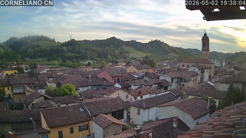 immagine della webcam nei dintorni di Cervere: webcam Corneliano d'Alba