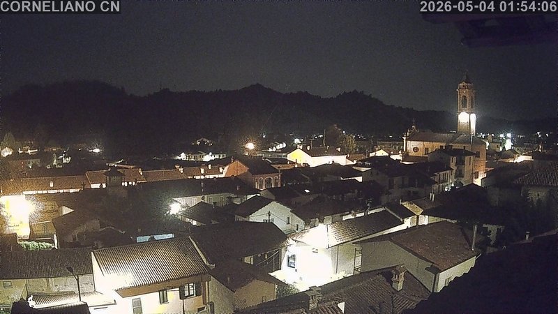 immagine della webcam nei dintorni di Serravalle Langhe: webcam Corneliano d'Alba
