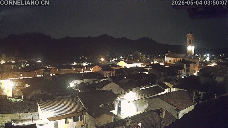 immagine della webcam nei dintorni di Benevello: webcam Corneliano d'Alba