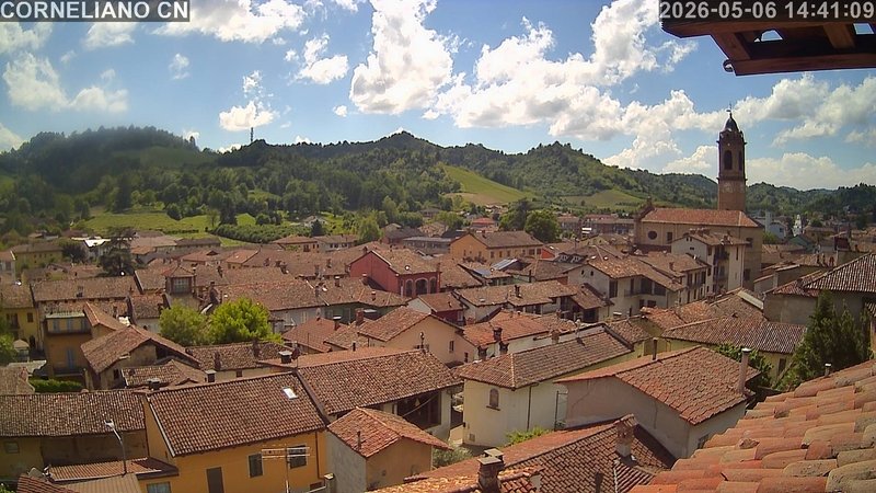 immagine della webcam nei dintorni di Salmour: webcam Corneliano d'Alba