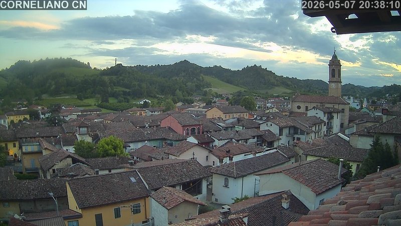 immagine della webcam nei dintorni di Fossano: webcam Corneliano d'Alba