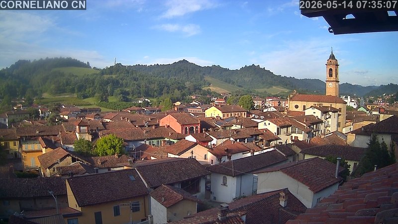 immagine della webcam nei dintorni di Cervere: webcam Corneliano d'Alba