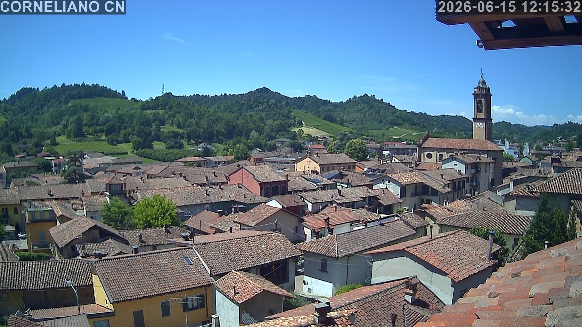 immagine della webcam nei dintorni di Asti: webcam Corneliano d'Alba