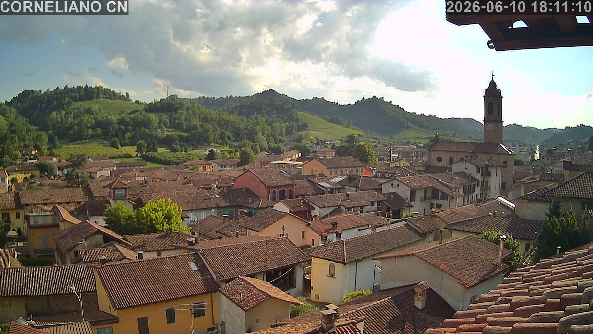 immagine della webcam nei dintorni di Asti: webcam Corneliano d'Alba