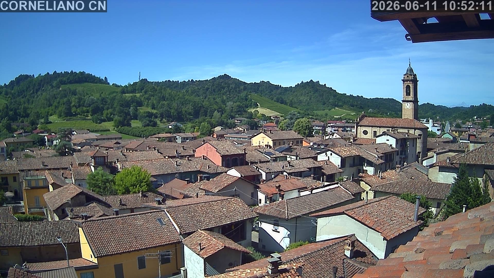 immagine della webcam nei dintorni di Fossano: webcam Corneliano d'Alba