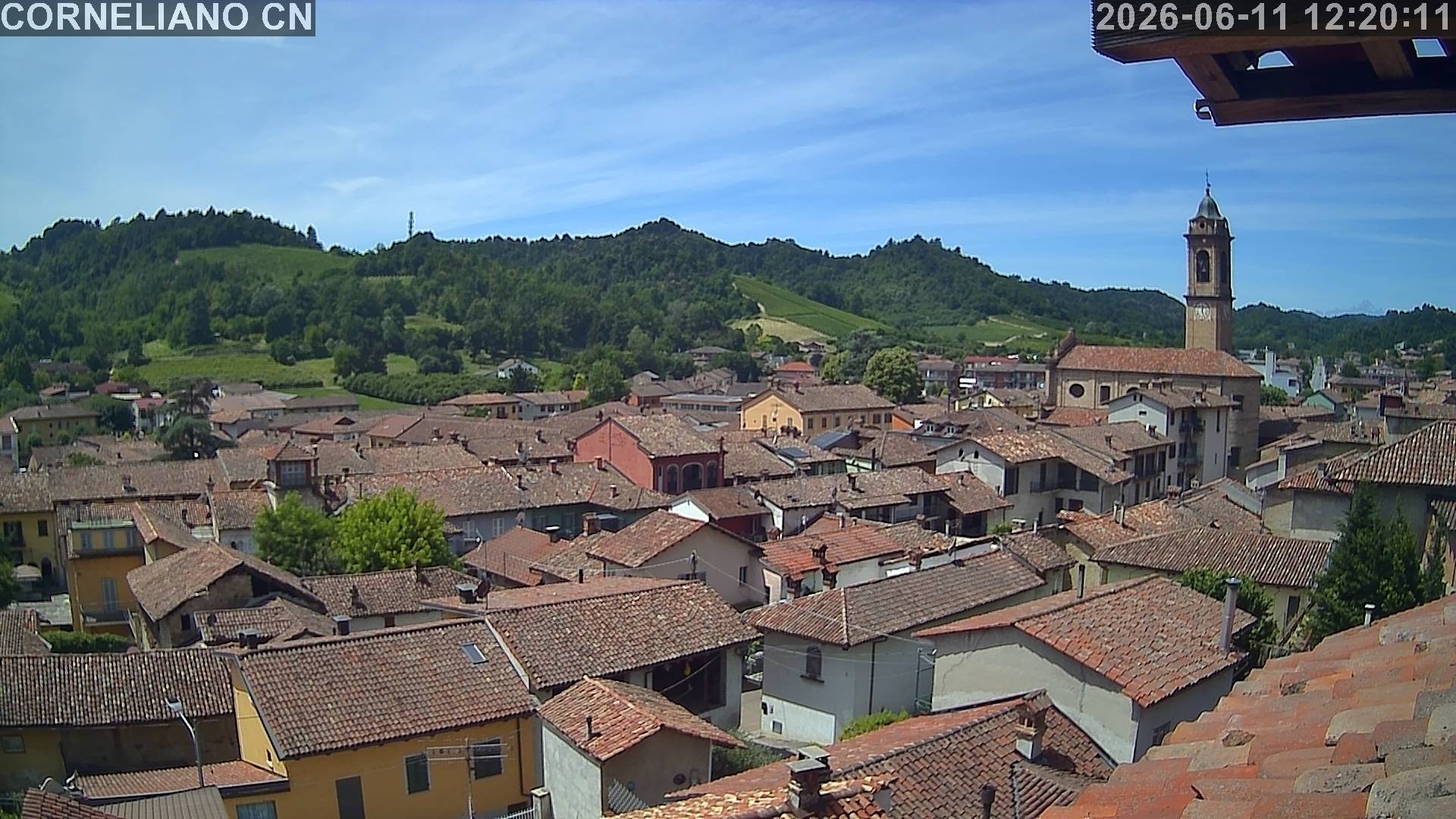 immagine della webcam nei dintorni di Alba: webcam Corneliano d'Alba