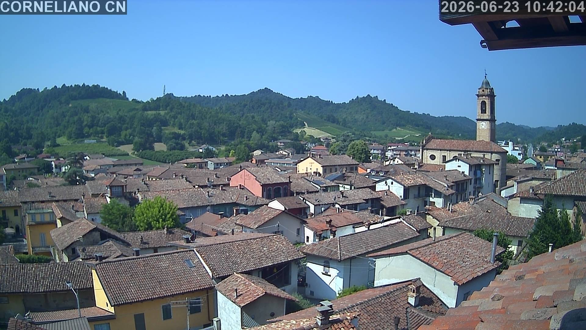 immagine della webcam nei dintorni di Asti: webcam Corneliano d'Alba