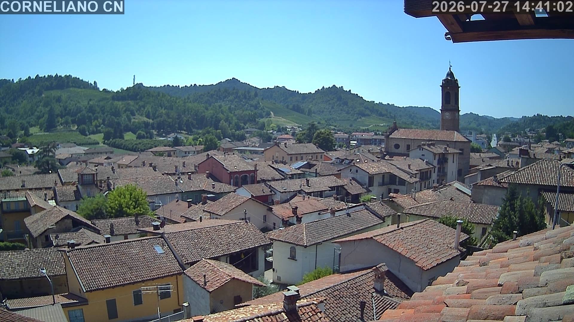 immagine della webcam nei dintorni di Sinio: webcam Corneliano d'Alba