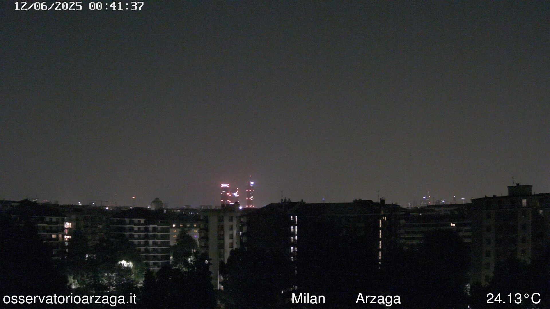 immagine della webcam nei dintorni di Sordio: webcam Milano Arzaga
