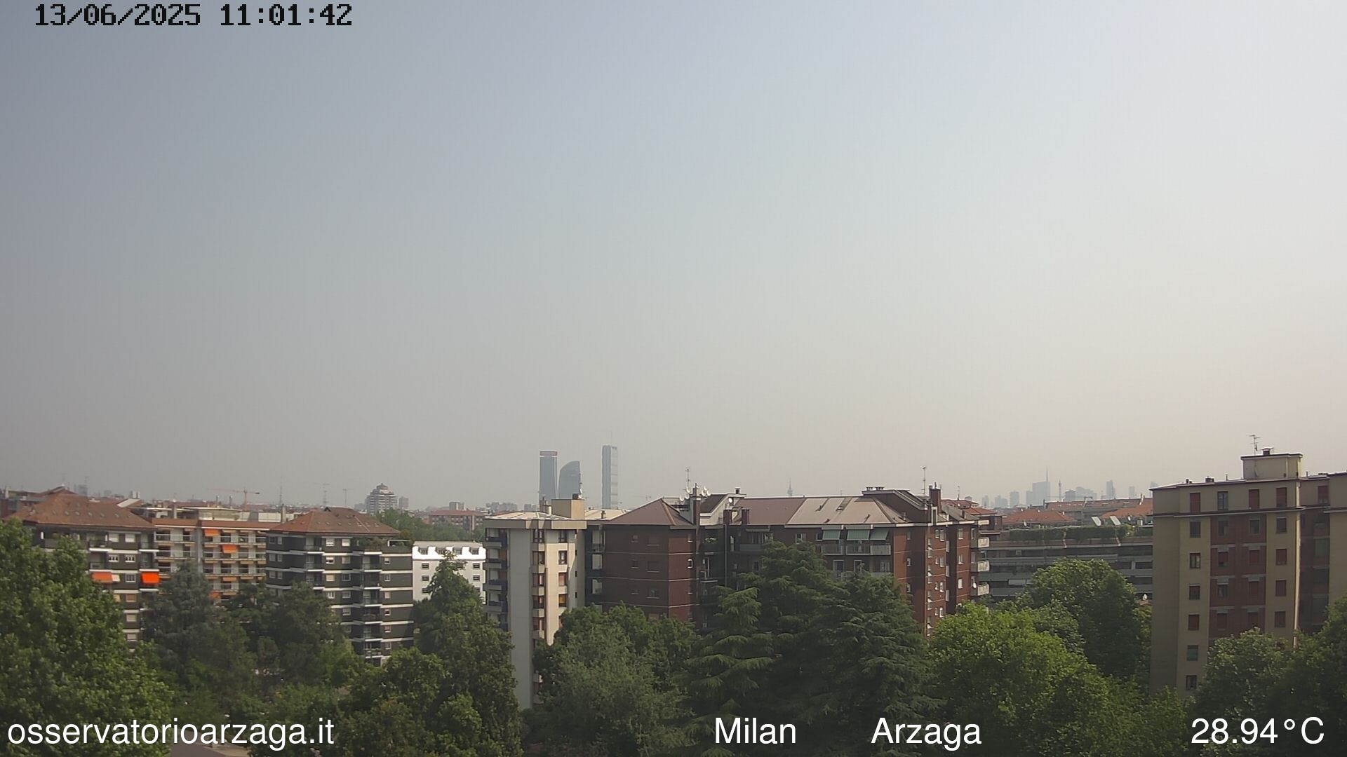 immagine della webcam nei dintorni di Gaggiano: webcam Milano Arzaga