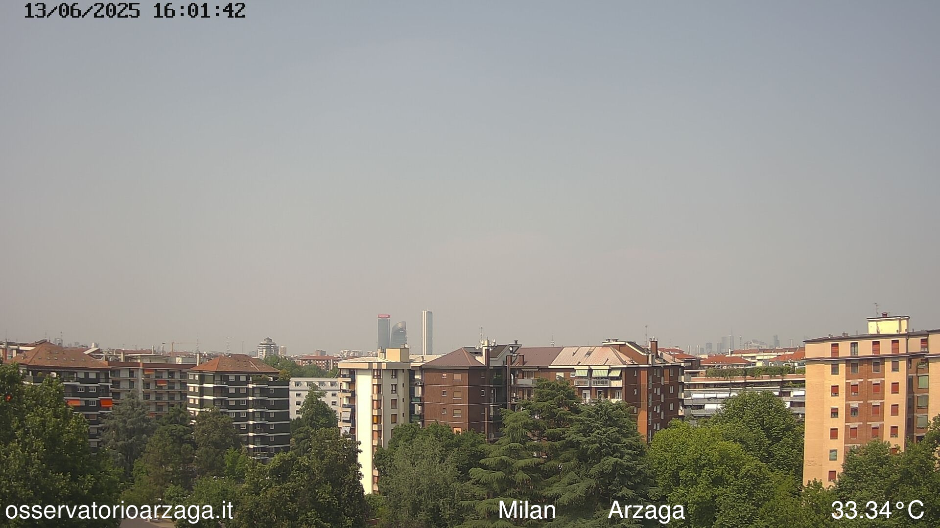 immagine della webcam nei dintorni di Gaggiano: webcam Milano Arzaga