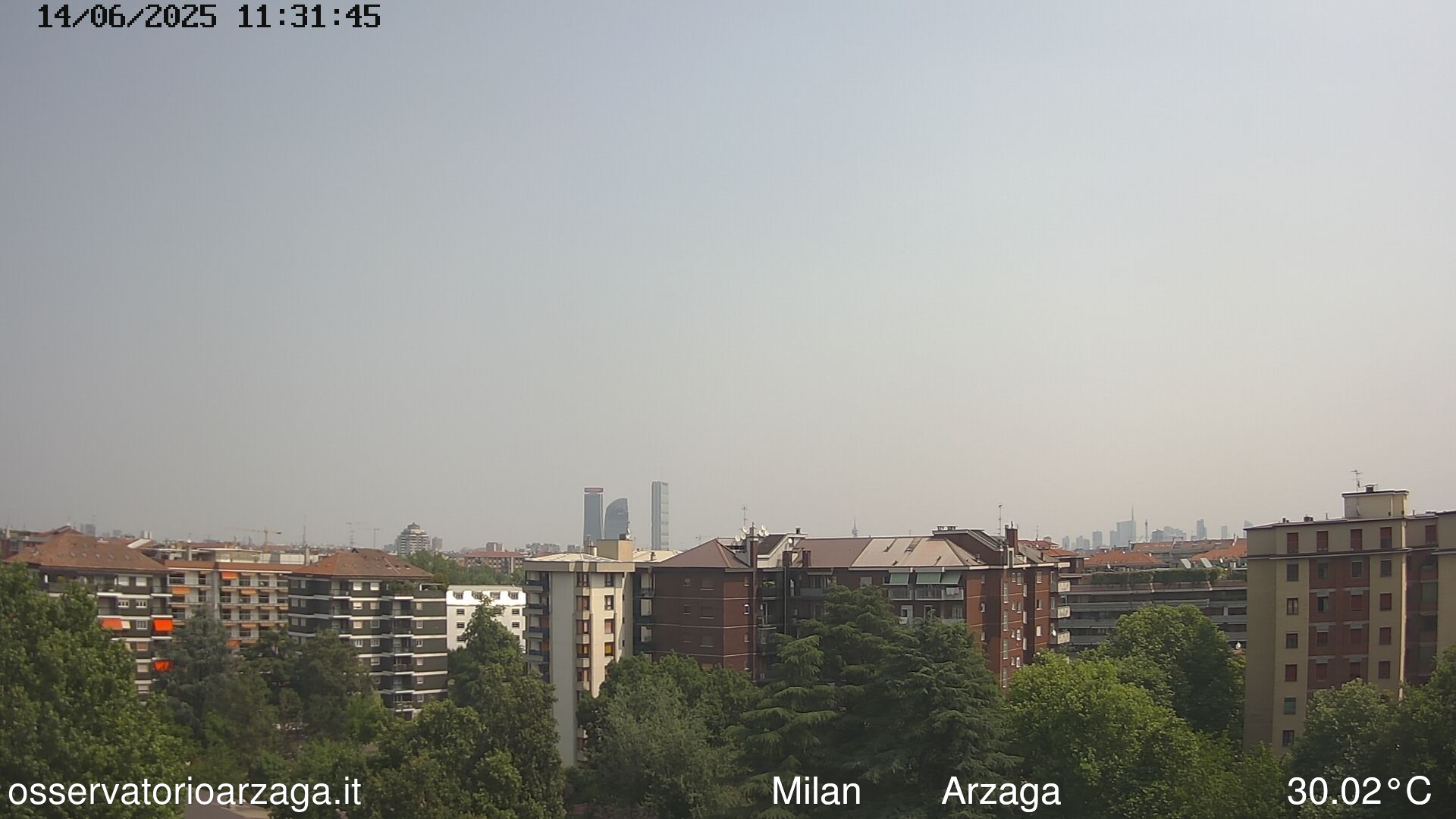 immagine della webcam nei dintorni di Milano San Babila: webcam Milano Arzaga