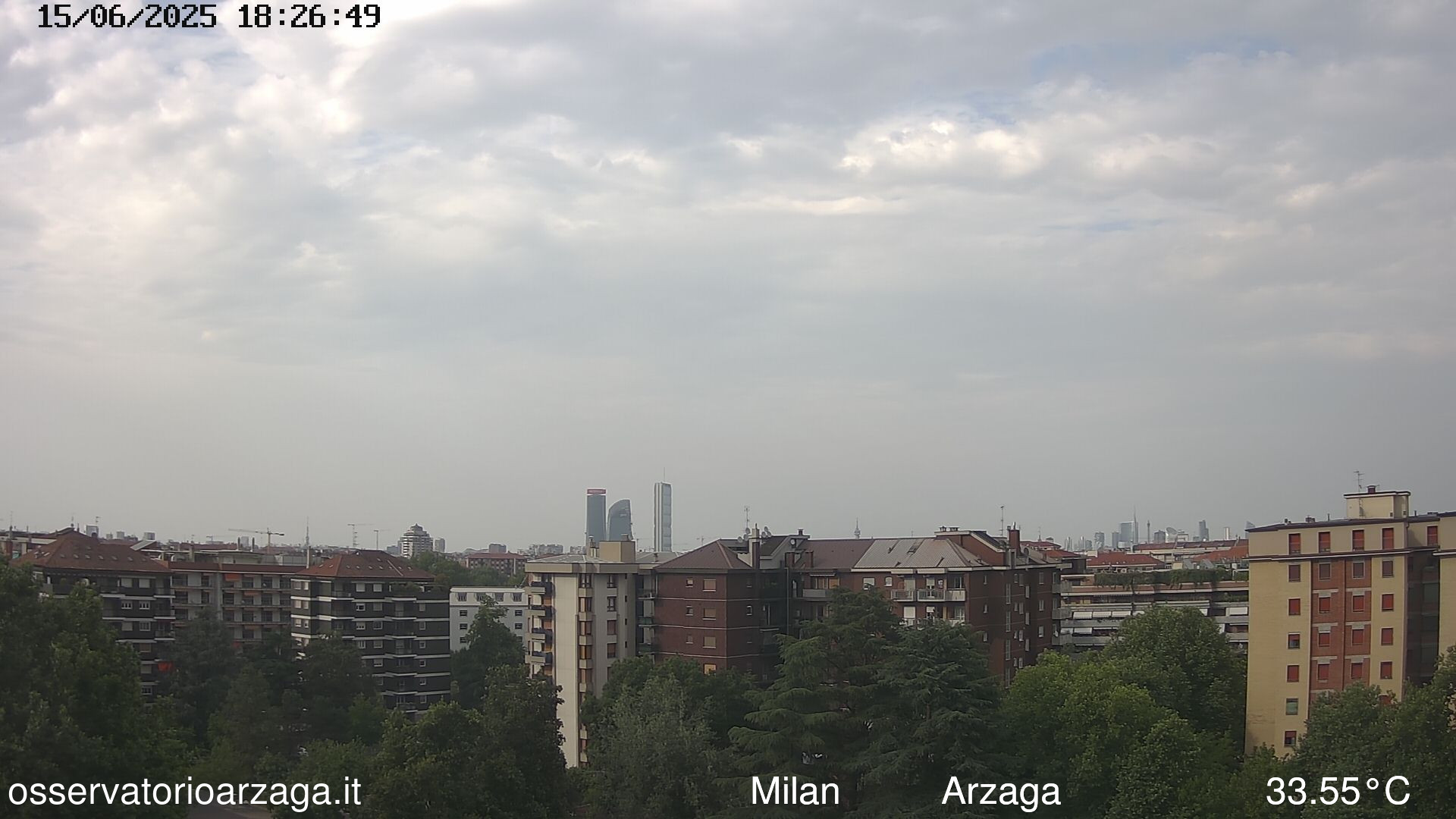 immagine della webcam nei dintorni di Milano Quartiere Ebraico: webcam Milano Arzaga