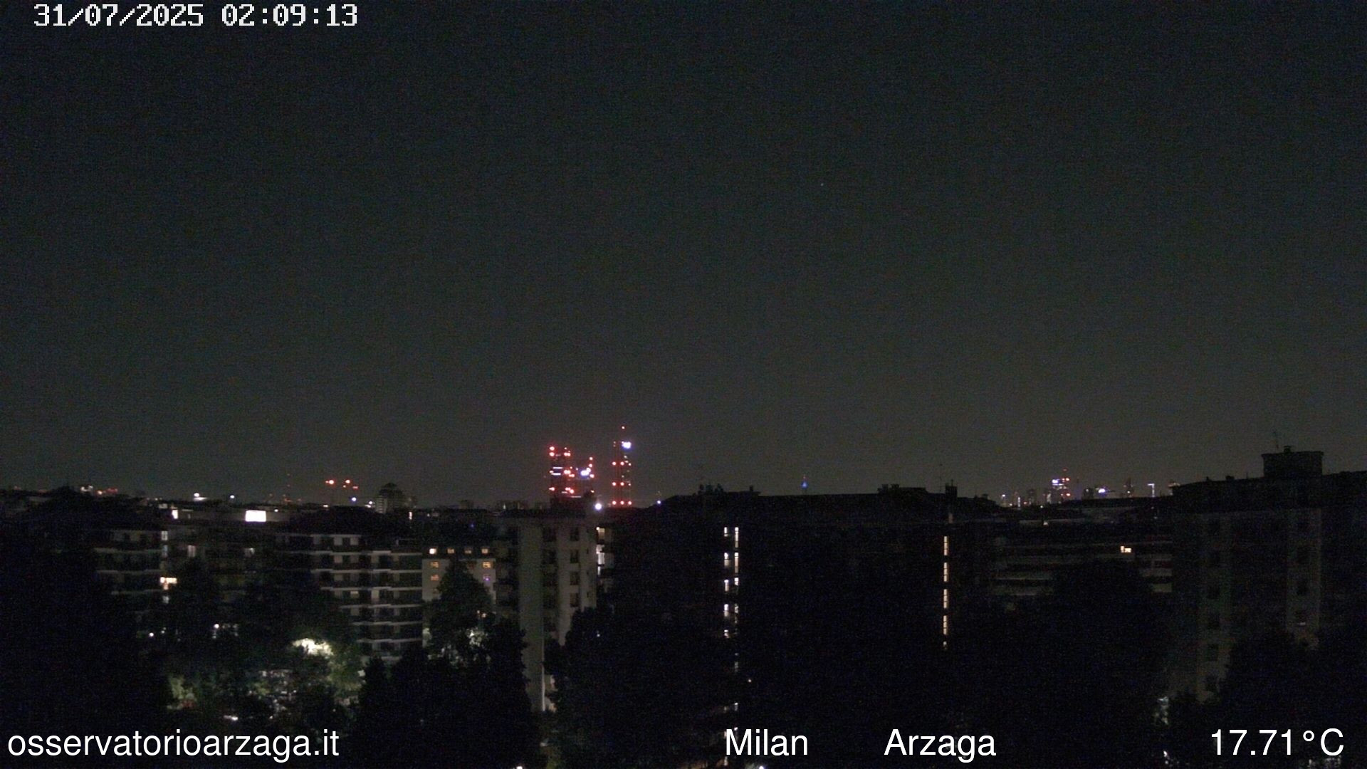immagine della webcam nei dintorni di Gaggiano: webcam Milano Arzaga