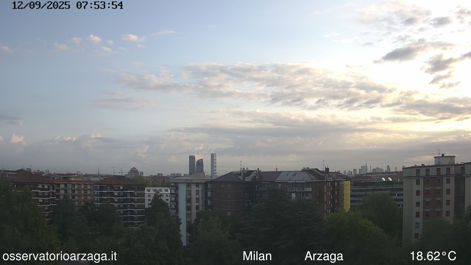 immagine della webcam nei dintorni di Garbagnate Milanese: webcam Milano Arzaga