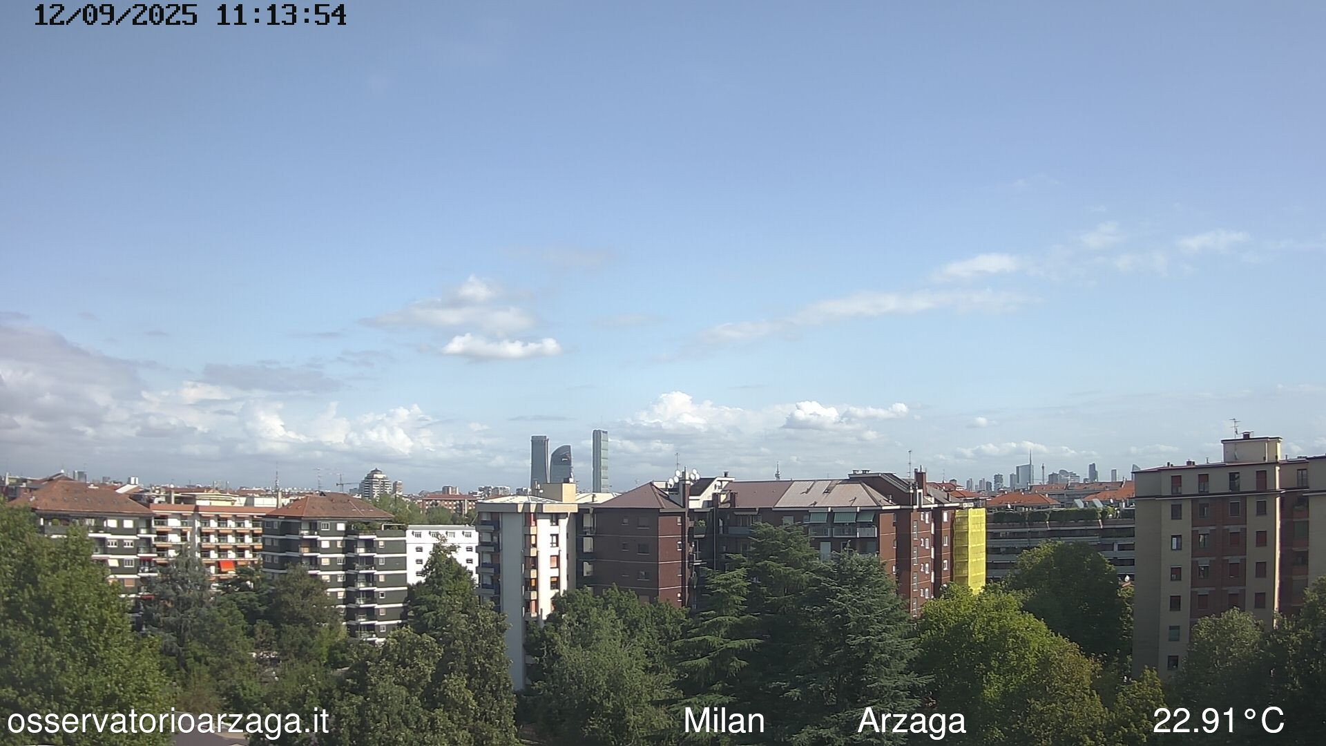immagine della webcam nei dintorni di Milano Conca del Naviglio: webcam Milano Arzaga