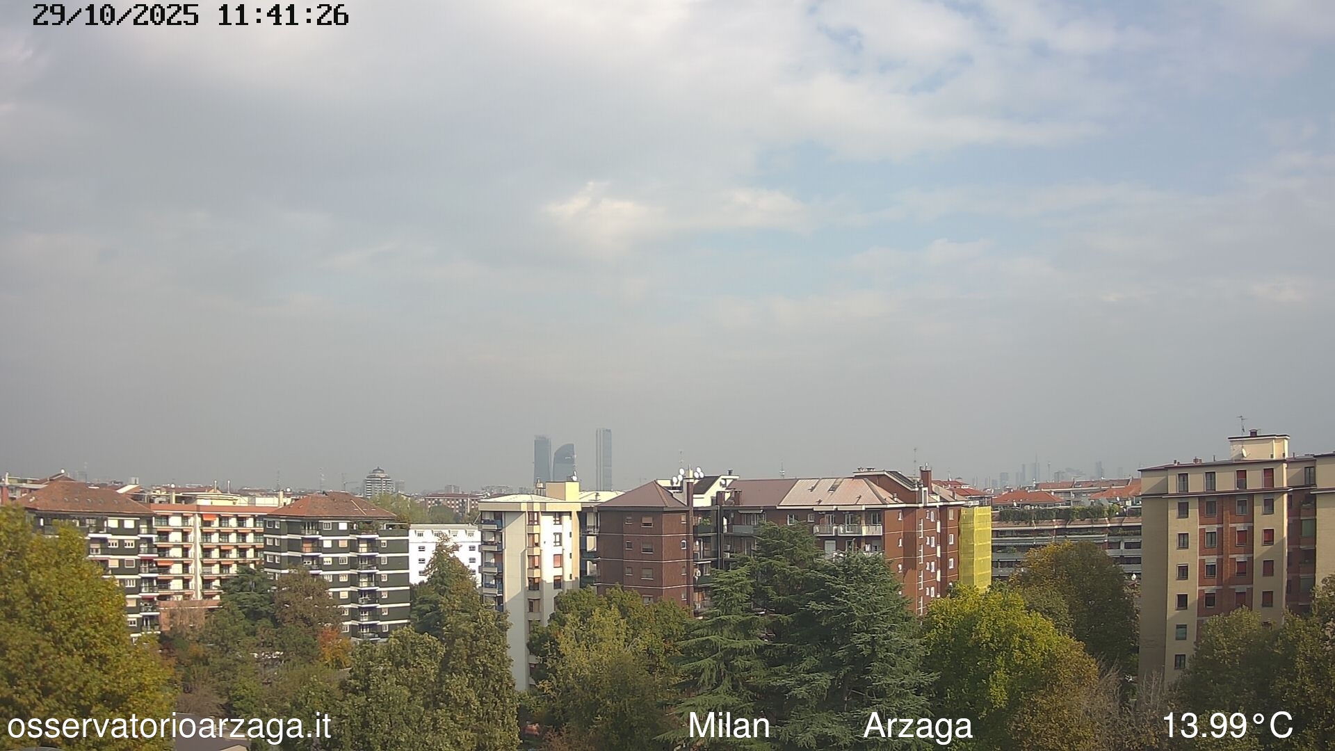 immagine della webcam nei dintorni di Milano Ortles: webcam Milano Arzaga