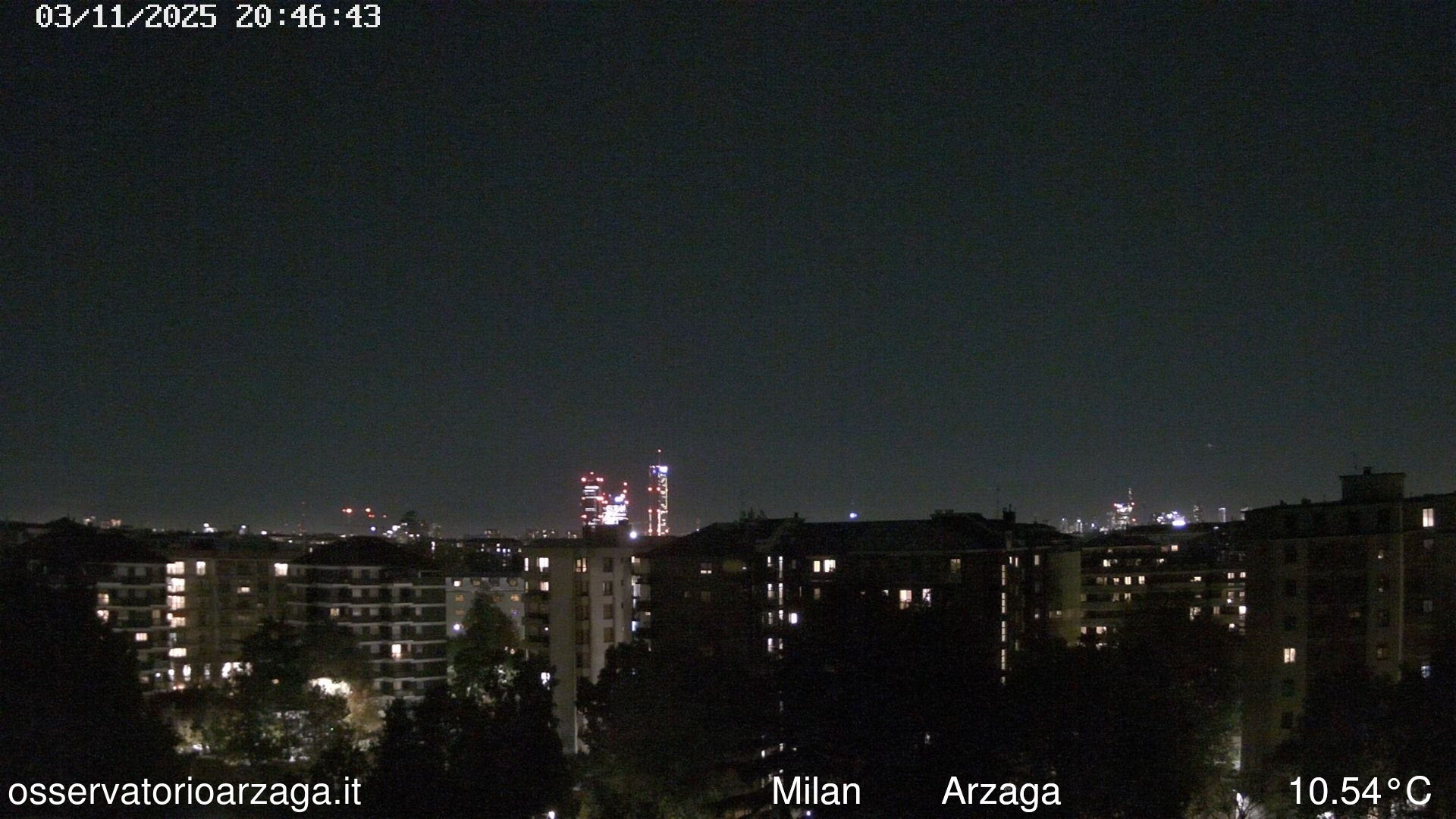 immagine della webcam nei dintorni di Milano: webcam Milano Arzaga