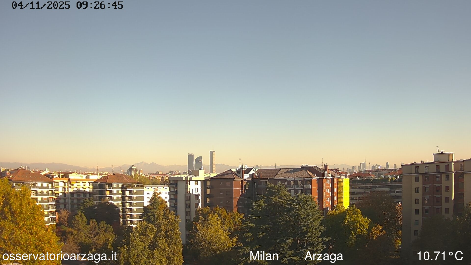 immagine della webcam nei dintorni di Gaggiano: webcam Milano Arzaga