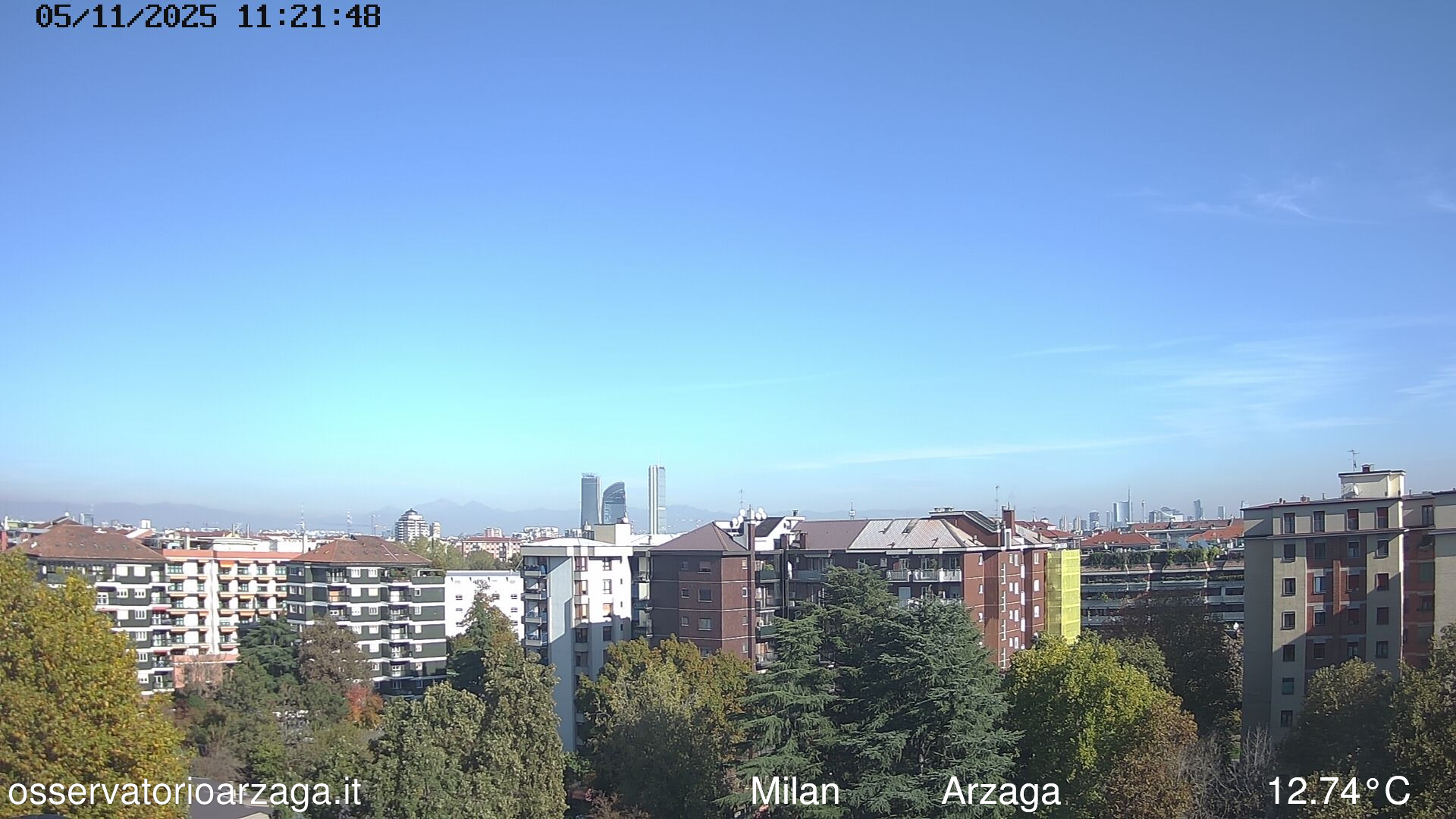 immagine della webcam nei dintorni di Garbagnate Milanese: webcam Milano Arzaga