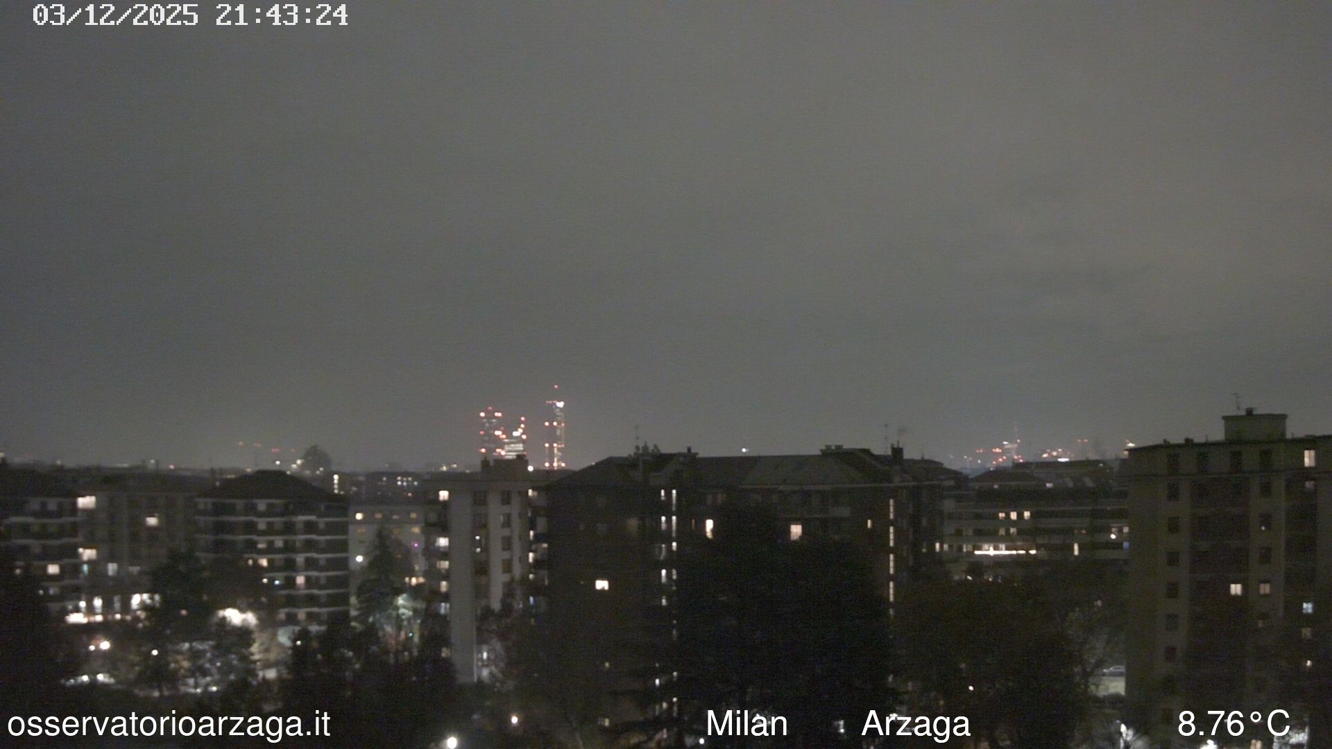 immagine della webcam nei dintorni di Milano Porta Romana: webcam Milano Arzaga