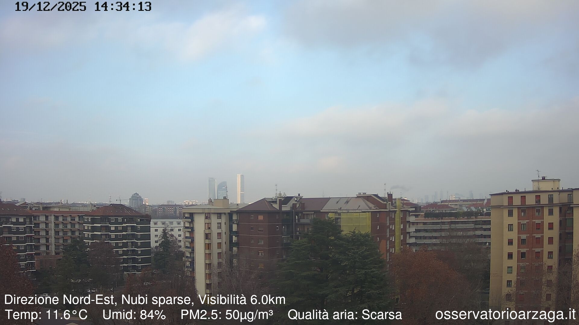immagine della webcam nei dintorni di Milano San Babila: webcam Milano Arzaga
