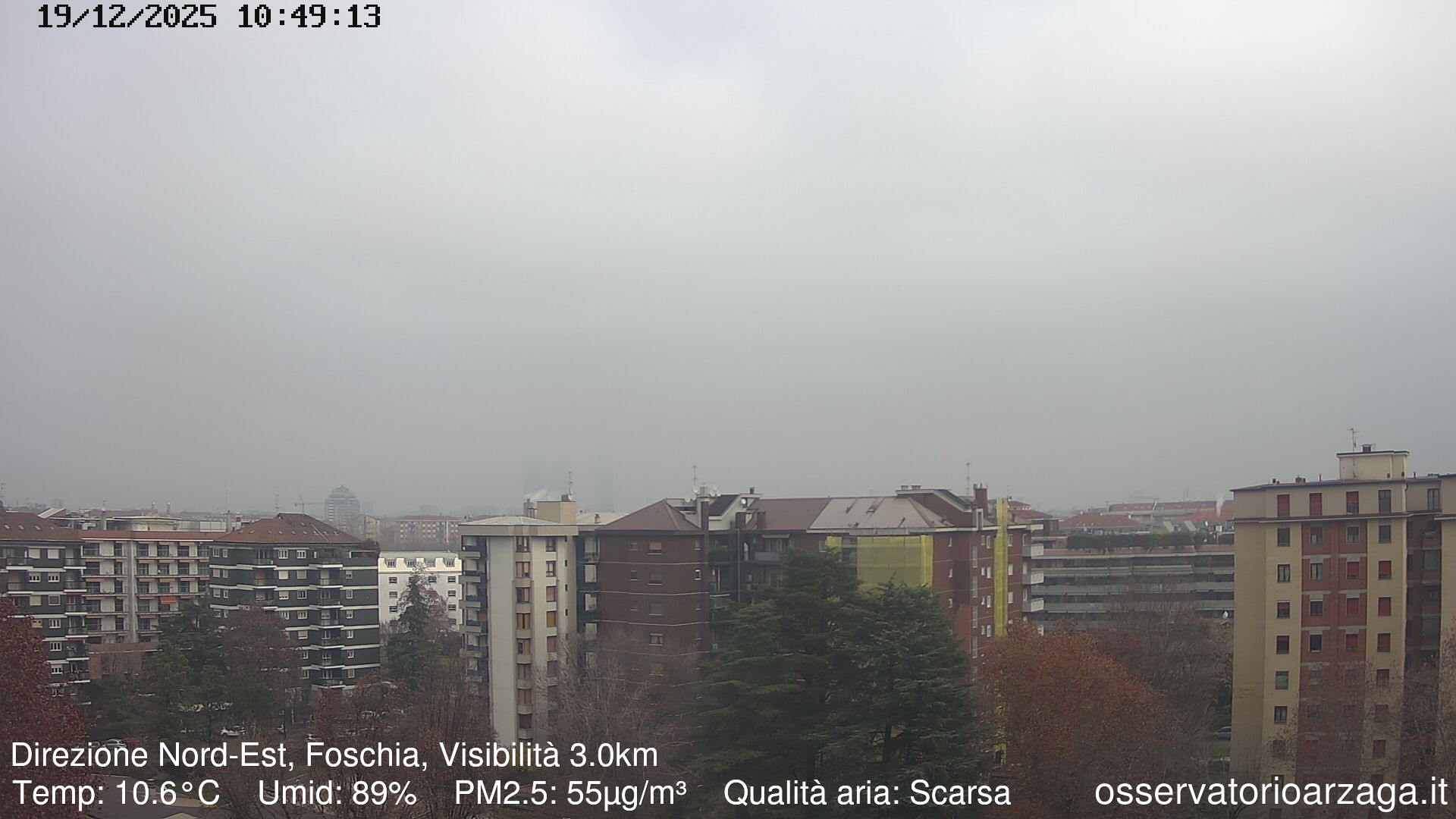 immagine della webcam nei dintorni di Bresso: webcam Milano Arzaga