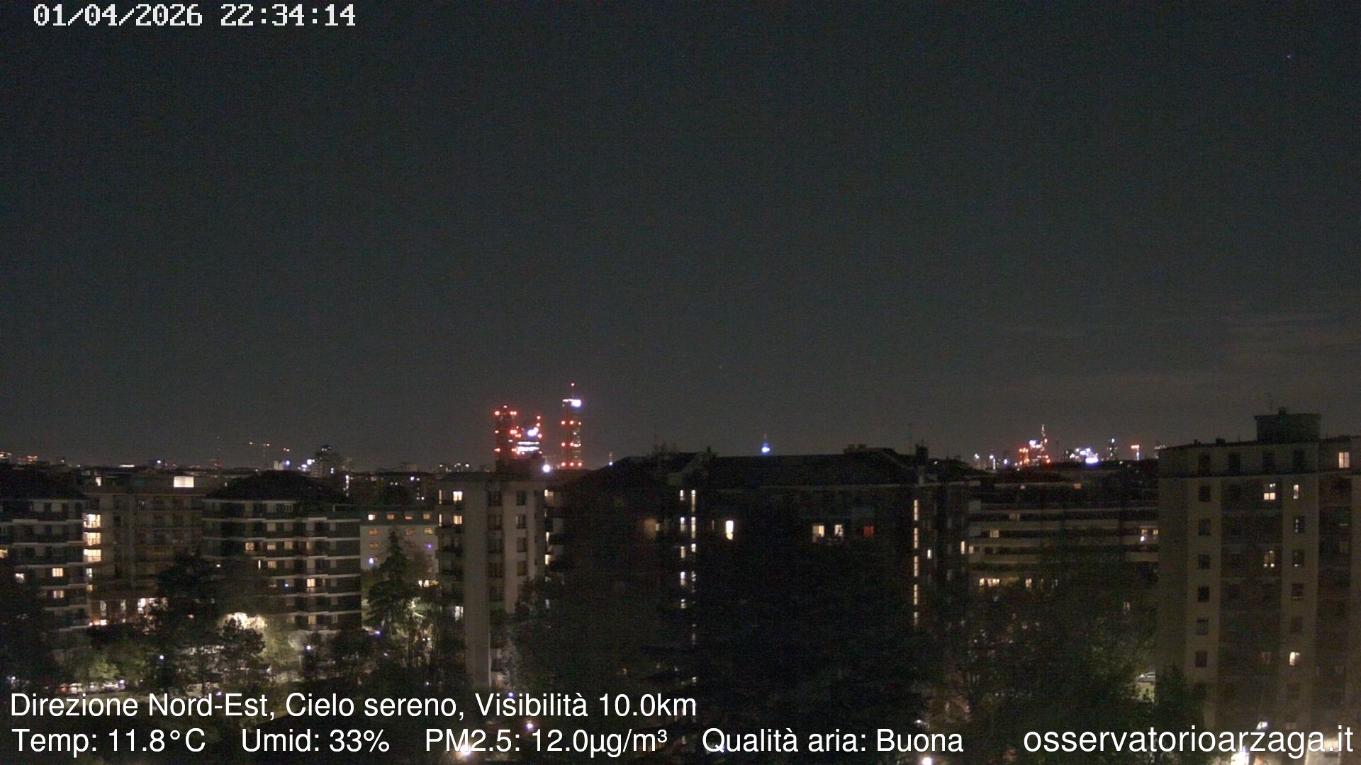 immagine della webcam nei dintorni di Milano Loreto: webcam Milano Arzaga