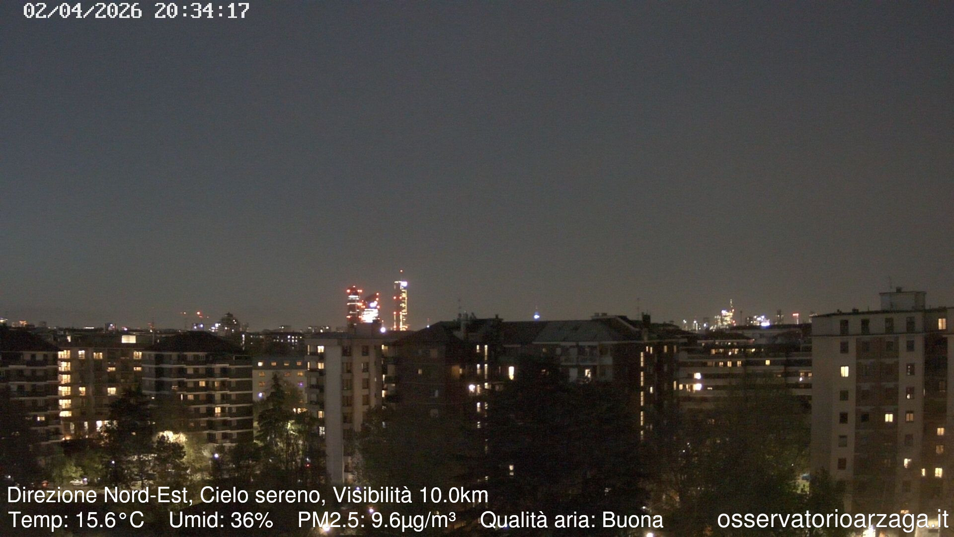 immagine della webcam nei dintorni di Milano Farini: webcam Milano Arzaga