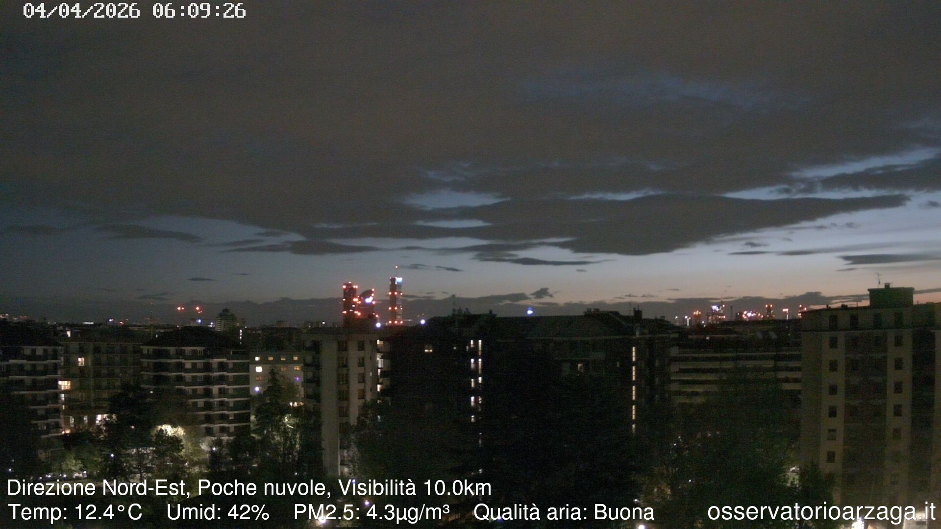 immagine della webcam nei dintorni di Milano Pasquirolo: webcam Milano Arzaga