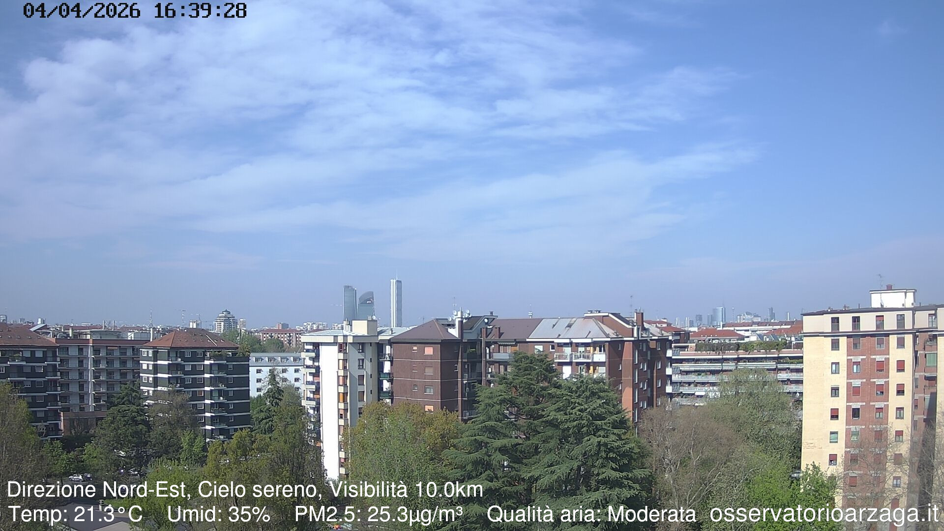 immagine della webcam nei dintorni di Milano Porta Ticinese: webcam Milano Arzaga