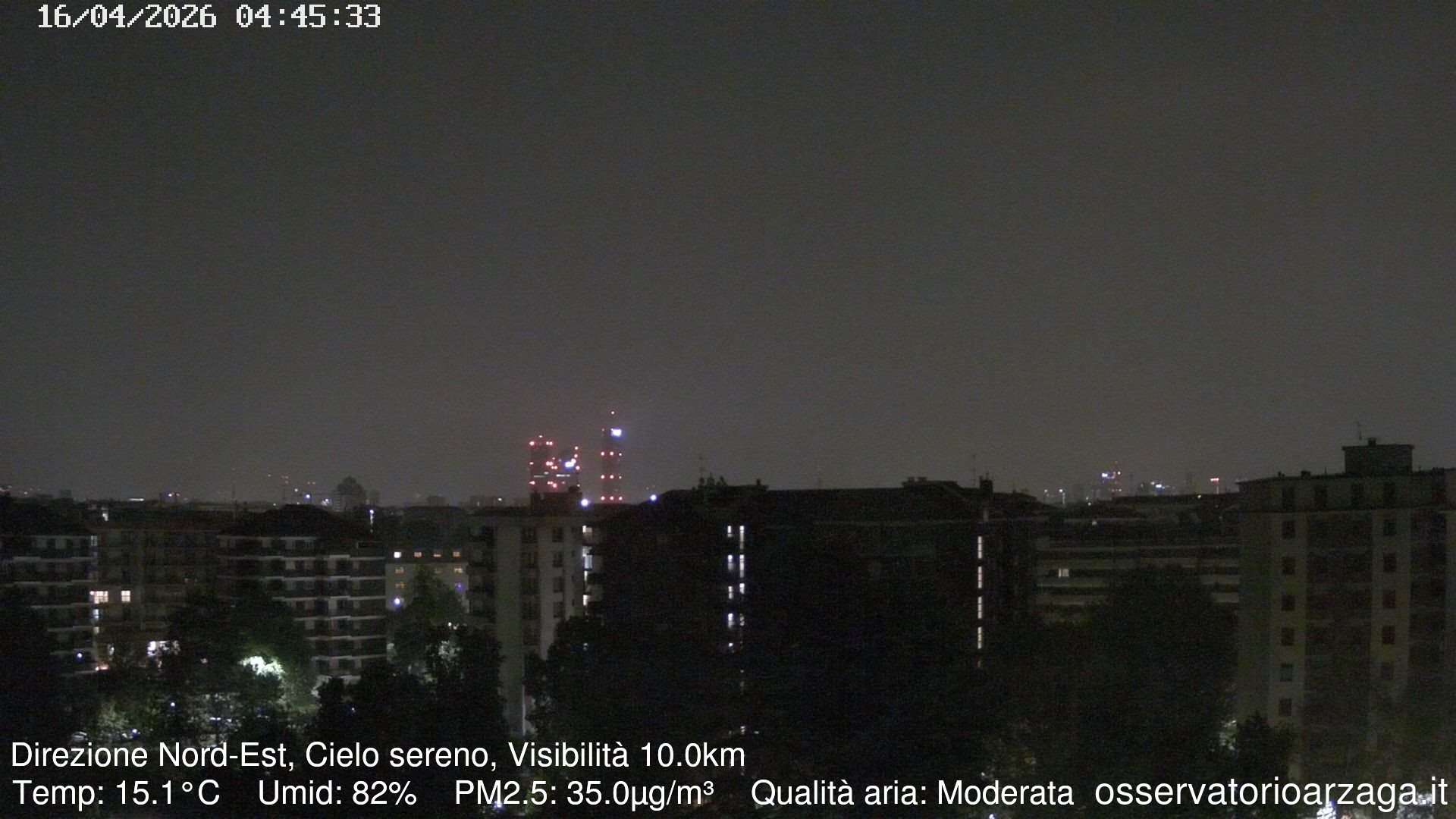 immagine della webcam nei dintorni di Milano Borgo Nuovo: webcam Milano Arzaga