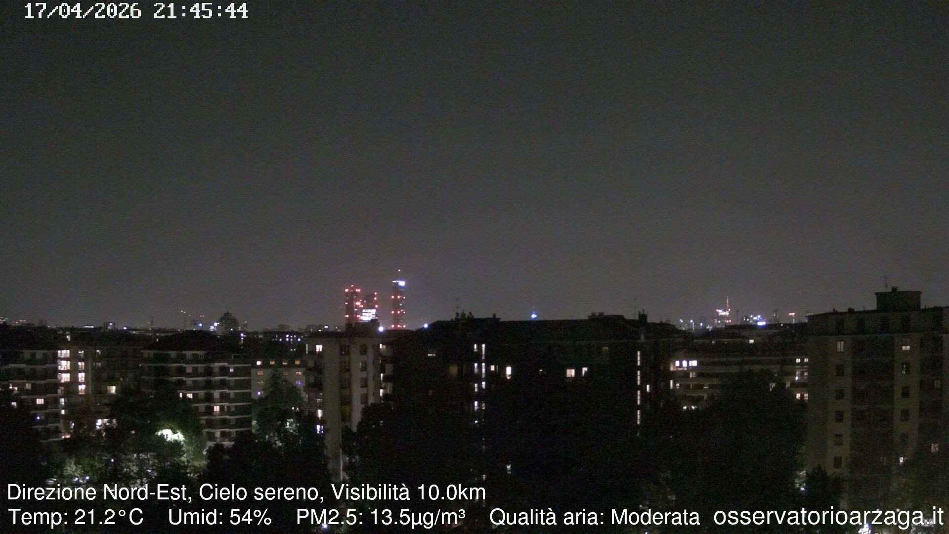 immagine della webcam nei dintorni di Milano Lazio: webcam Milano Arzaga