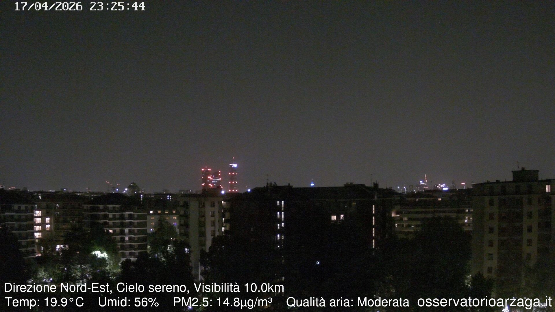 immagine della webcam nei dintorni di Milano Rottole: webcam Milano Arzaga