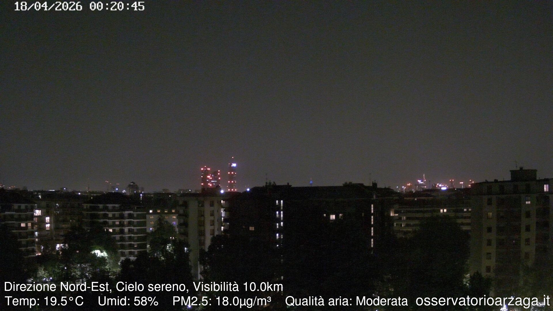 immagine della webcam nei dintorni di Milano Rottole: webcam Milano Arzaga