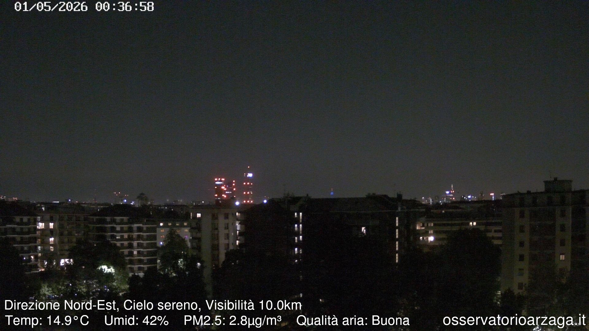 immagine della webcam nei dintorni di Graffignana: webcam Milano Arzaga