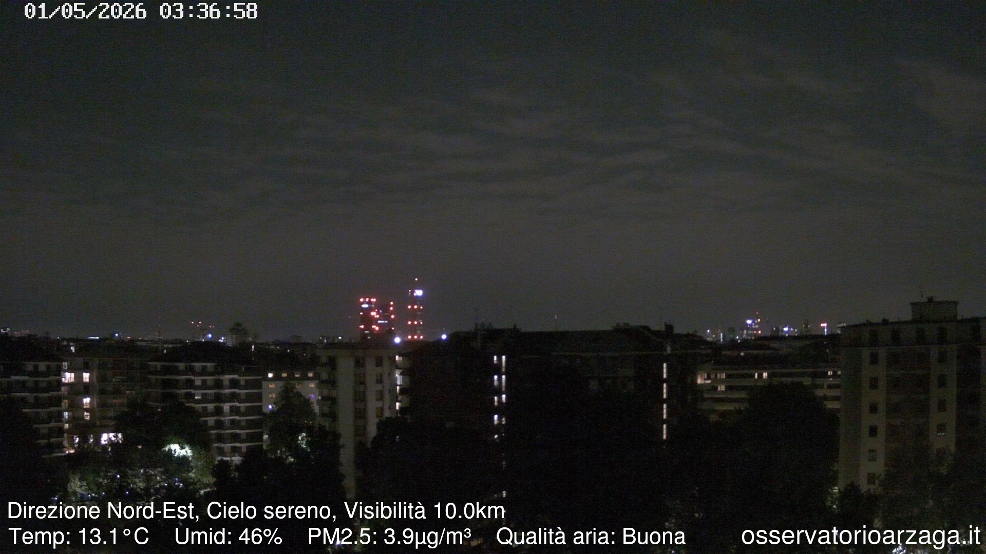 immagine della webcam nei dintorni di Gaggiano: webcam Milano Arzaga